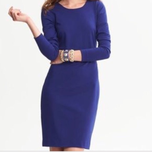 Banana Republic Dresses & Skirts - Banana Republic V-Back Dress - Royal Blue Size 4